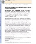 Cover page: Genome-wide association analysis of anti-TNF drug response in patients with rheumatoid arthritis