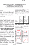 Cover page: Microbunching studies for SPARX photoinjector