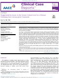 Cover page: Exaggerated Increases in the Serum Cortisol Level in a Woman Following Oral Contraceptive Treatment.