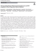 Cover page: The Association Between Heterosexual anal Intercourse and HIV Acquisition in Three Prospective Cohorts of Women