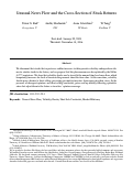 Cover page: Unusual News Flow and the Cross Section of Stock Returns