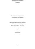 Cover page: The Combinatorics and Absoluteness of Definable Sets of Real Numbers