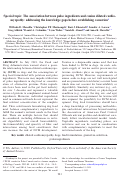 Cover page: The association between pulse ingredients and canine dilated cardiomyopathy: addressing the knowledge gaps before establishing causation