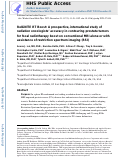 Cover page: ReIGNITE Radiation Therapy Boost: A Prospective, International Study of Radiation Oncologists’ Accuracy in Contouring Prostate Tumors for Focal Radiation Therapy Boost on Conventional Magnetic Resonance Imaging Alone or With Assistance of Restriction Spectrum Imaging