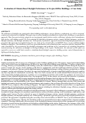 Cover page: Evaluation of Climate-Based Daylight Performance in Tropical Office Buildings- A Case Study