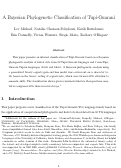 Cover page: A Bayesian Phylogenetic Classification of Tupí-Guaraní