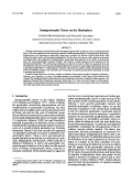 Cover page: Semigeostrophic Theory on the Hemisphere