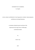 Cover page: Archives, Models, and Methods for Critical Approaches to Identities: Representing Race and Ethnicity in the Digital Humanities