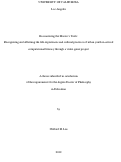 Cover page: Re-mastering the Master's Tools: Recognizing and affirming the life experiences and cultural practices of urban youth in critical computational literacy through a video game project