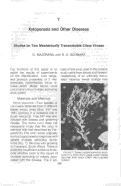 Cover page: Studies on Two Mechanically Transmissible Citrus Viruses