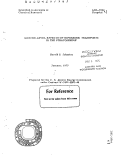 Cover page: GROUND-LEVEL EFFECTS OF SUPERSONIC TRANSPORTS IN THE STRATOSPHERE