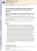 Cover page: Role of temperature-independent lipoplex–cell membrane interactions in the efficiency boost of multicomponent lipoplexes