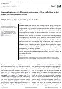 Cover page: Seasonal patterns of callose deposition and xylem embolism in five boreal deciduous tree species