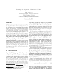 Cover page: Density of aqueous solutions of CO2