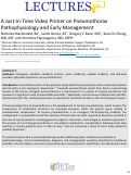 Cover page: A Just-in-Time Video Primer on Pneumothorax Pathophysiology and Early Management