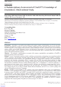 Cover page: A Multidisciplinary Assessment of ChatGPTs Knowledge of Amyloidosis: Observational Study.