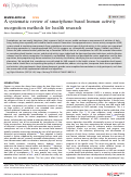 Cover page: A systematic review of smartphone-based human activity recognition methods for health research.