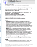 Cover page: Increases in maternal depressive symptoms during pregnancy and infant cortisol reactivity: Mediation by placental corticotropin-releasing hormone.