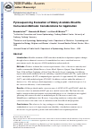 Cover page: Pyrosequencing Evaluation of Widely Available Bisulfite Conversion Methods: Considerations for Application