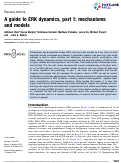 Cover page: A guide to ERK dynamics, part 1: mechanisms and models