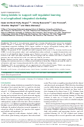 Cover page: Using tablets to support self-regulated learning in a longitudinal integrated clerkship.