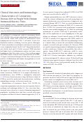 Cover page: Clinical Outcomes and Immunologic Characteristics of Coronavirus Disease 2019 in People With Human Immunodeficiency Virus