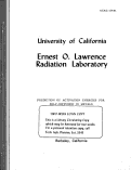 Cover page: PREDICTION OF ACTIVATION ENERGIES FOR SELF-DIFFUSION IN METALS