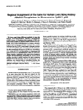 Cover page: Regional assignment of the gene for human liver/bone/kidney alkaline phosphatase to chromosome 1p36.1–p34