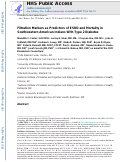 Cover page: Filtration Markers as Predictors of ESRD and Mortality in Southwestern American Indians With Type 2 Diabetes