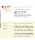 Cover page: A Structural Perspective on the Regulation of the Epidermal Growth Factor Receptor