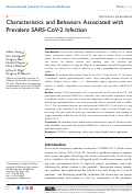 Cover page: Characteristics and Behaviors Associated with Prevalent SARS-CoV-2 Infection