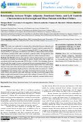 Cover page: Relationships between Weight, Adiposity, Functional Status, and Left Ventricle Characteristics in Overweight and Obese Patients with Heart Failure