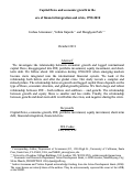 Cover page: Capital flows and economic growth in the era of financial integration and crisis, 1990-2010