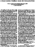 Cover page: A Formal Analysis of Intelligent Agents with Mathematical Tools