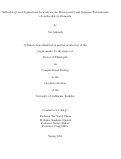 Cover page: Methodology and Applications for studying the Heterogeneity and Sequence Determinants of cis-Regulatory Elements