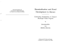 Cover page: Decentralization and Rural Development in Mexico: Community Participation in Oaxaca's Municipal Funds Program