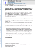 Cover page: Molecular diversity of phenothiazines: design and synthesis of phenothiazine–dithiocarbamate hybrids as potential cell cycle blockers