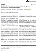 Cover page: The Port Delivery System with ranibizumab—journey of mitigating vitreous hemorrhage