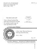 Cover page: A NEW SOLAR THERMAL RECEIVER UTILIZING SMALL PARTICLES