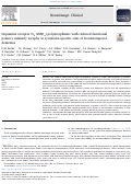 Cover page: Dopamine receptor D4 (DRD 4 ) polymorphisms with reduced functional potency intensify atrophy in syndrome-specific sites of frontotemporal dementia