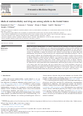 Cover page: Medical multimorbidity and drug use among adults in the United States.