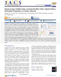 Cover page: Spectroscopy-Guided Deep Learning Predicts Solid-Liquid Surface Adsorbate Properties in Unseen Solvents.