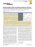 Cover page: Measuring Melittin Uptake into Hydrogel Nanoparticles with Near-Infrared Single Nanoparticle Surface Plasmon Resonance Microscopy