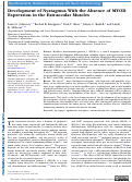 Cover page: Development of Nystagmus With the Absence of MYOD Expression in the Extraocular Muscles.