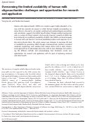 Cover page: Overcoming the limited availability of human milk oligosaccharides: challenges and opportunities for research and application.