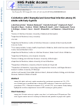 Cover page: Coinfection With Chlamydial and Gonorrheal Infection Among US Adults With Early Syphilis.