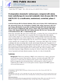 Cover page: Postoperative stereotactic radiosurgery compared with whole brain radiotherapy for resected metastatic brain disease (NCCTG N107C/CEC·3): a multicentre, randomised, controlled, phase 3 trial