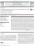 Cover page: A comparison of numerical and machine-learning modeling of soil water content with limited input data