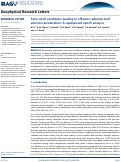 Cover page: Solar wind conditions leading to efficient radiation belt electron acceleration: A superposed epoch analysis