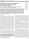 Cover page: Examining air pollution exposure dynamics in disadvantaged communities through high-resolution mapping.